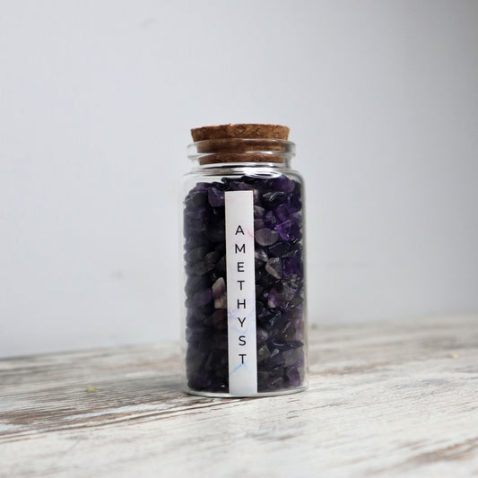 Amethyst Chips Jar