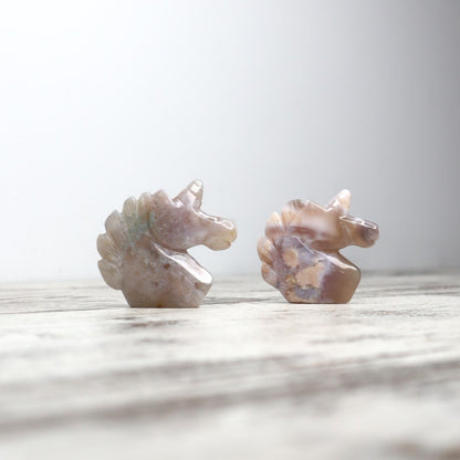 Flower Agate Unicorn