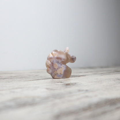 Flower Agate Unicorn