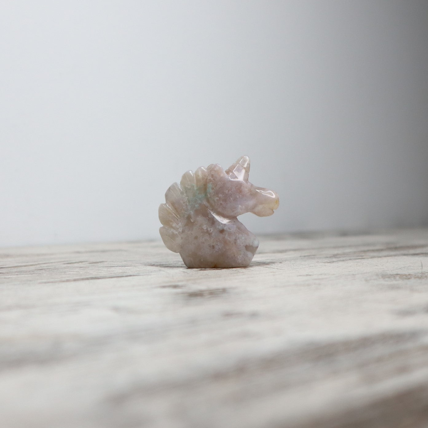 Flower Agate Unicorn