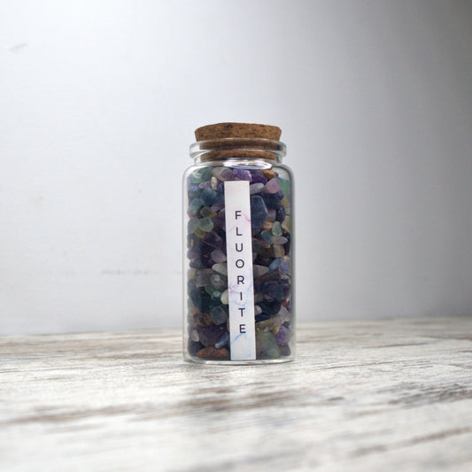 Fluorite Chips Jar