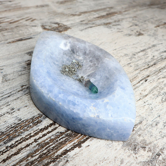 Blue Calcite Bowl (Approx 1.3kg)