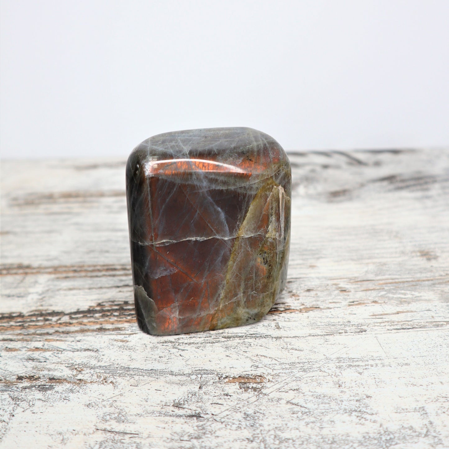 Labradorite Orange Flash Freeform (436g)