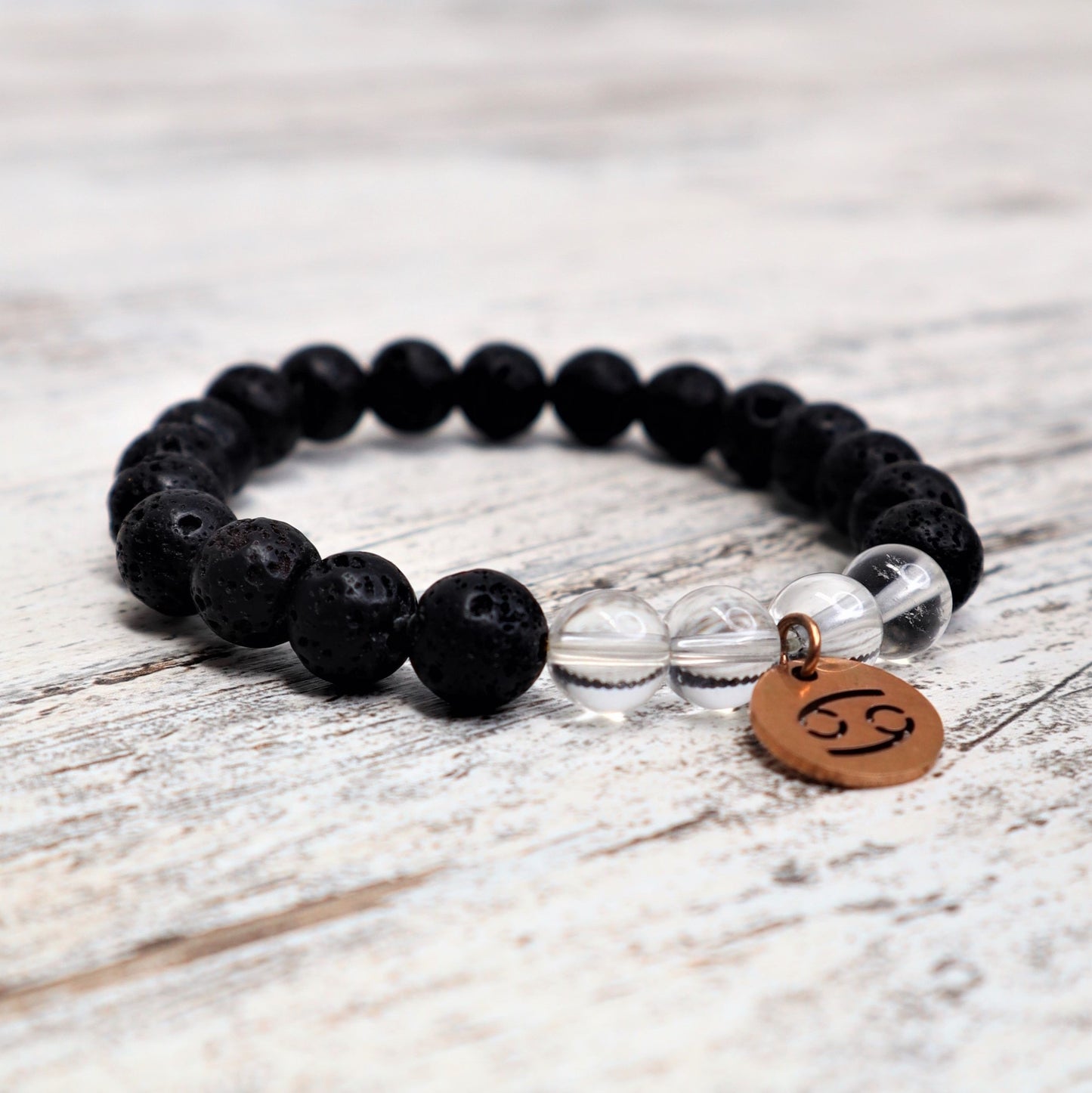 Cancer Zodiac Bracelet (Rose Gold)