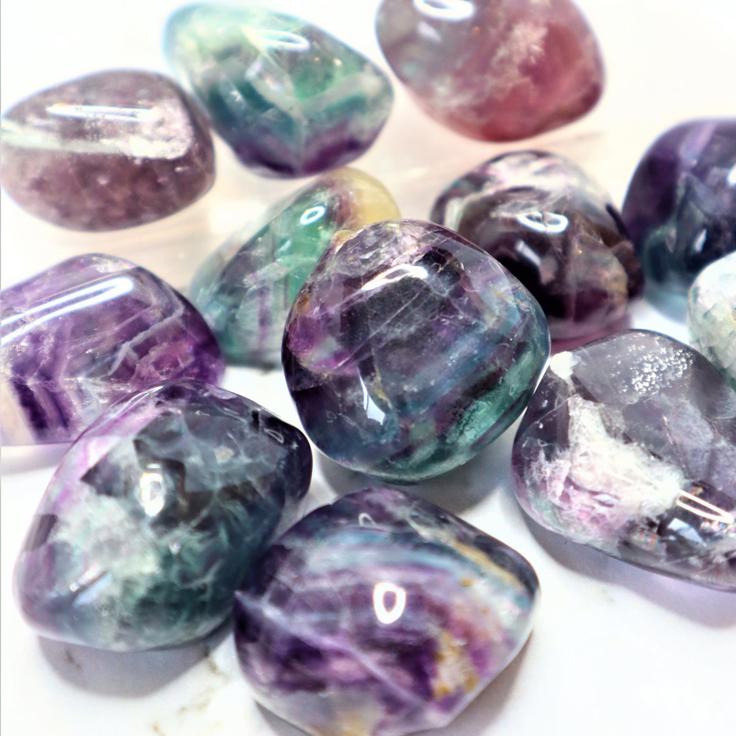 Fluorite Tumble Stone