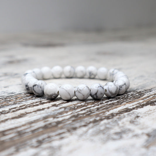 Howlite Beaded Bracelet