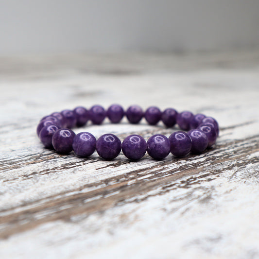 Lepidolite Beaded Bracelet