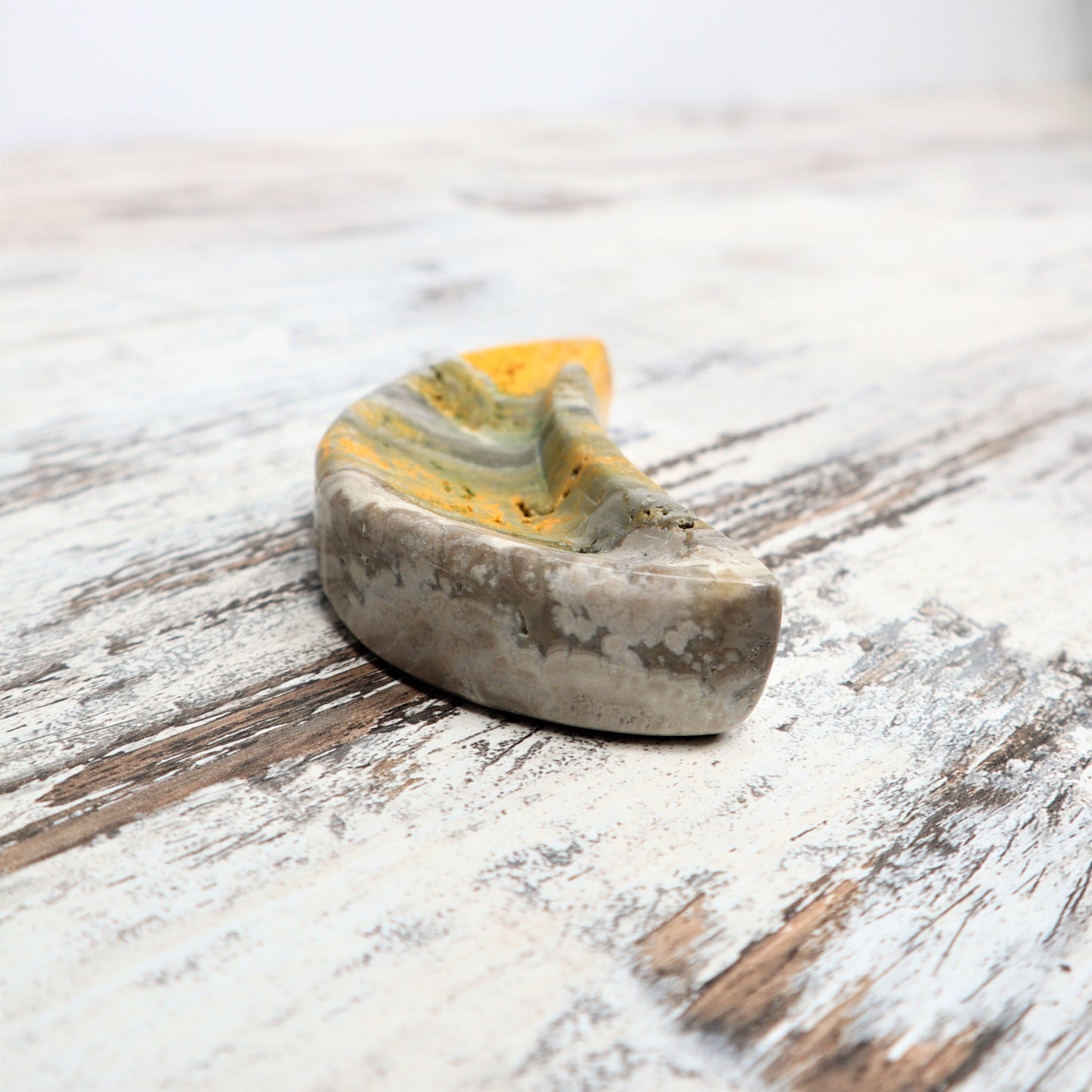 Bumblebee Jasper Moon Bowl (138g)