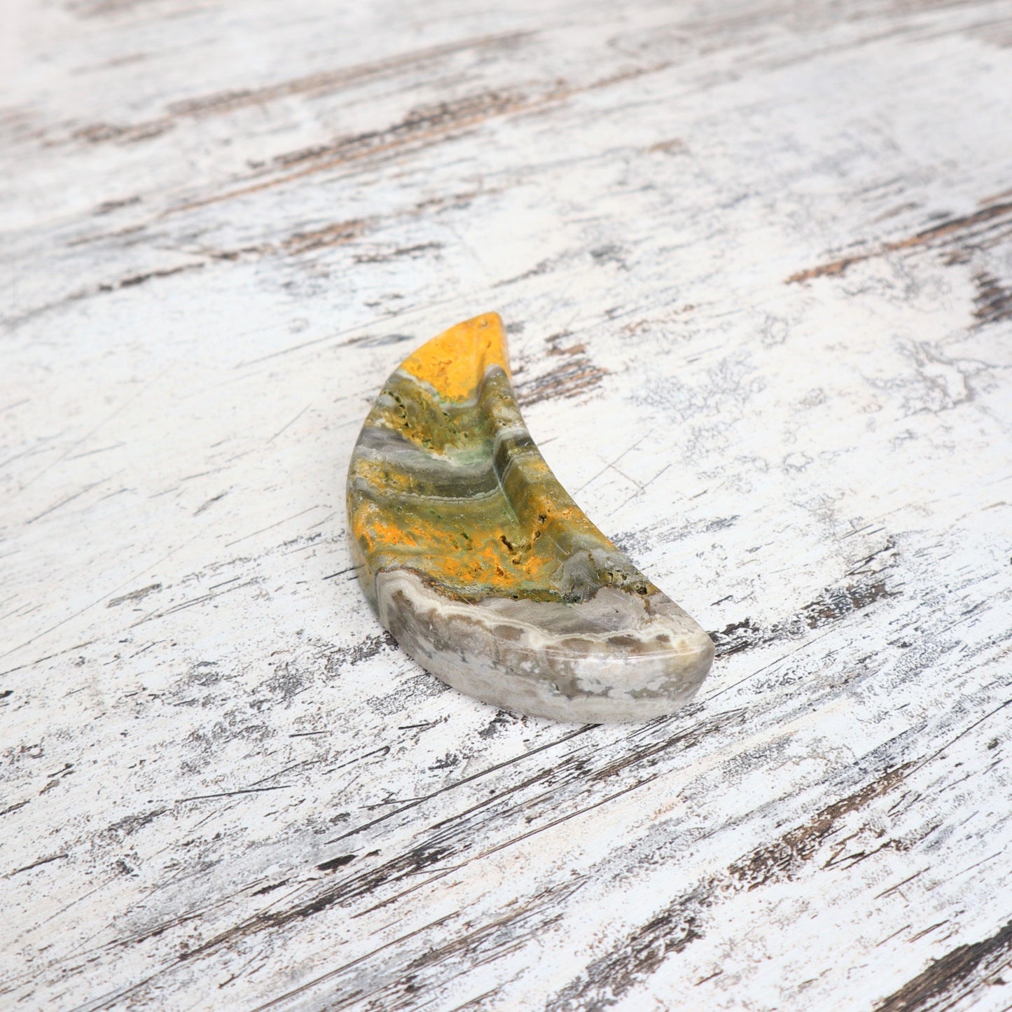 Bumblebee Jasper Moon Bowl (138g)