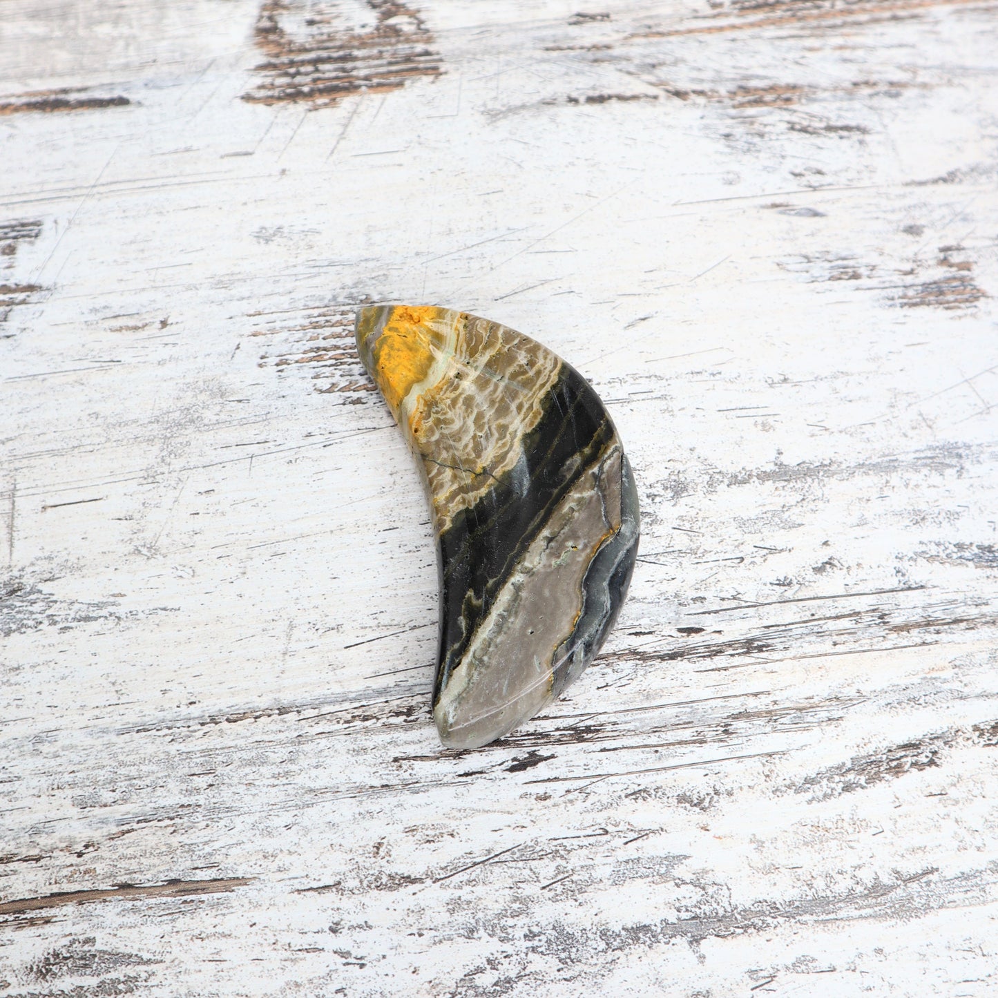 Bumblebee Jasper Moon Bowl (161g)