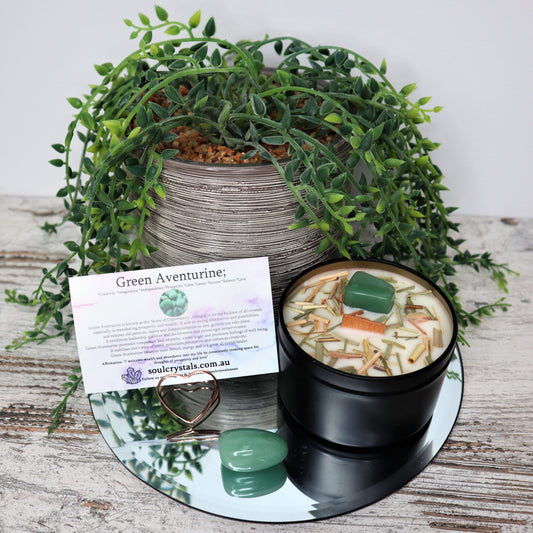 'Good Luck + Fortune' 100% Natural Soy Candle 8oz Tin