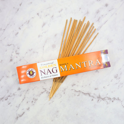 Golden Nag MANTRA Incense