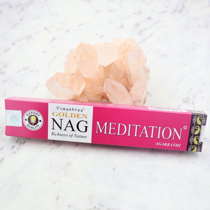 Golden Nag MEDITATION Incense