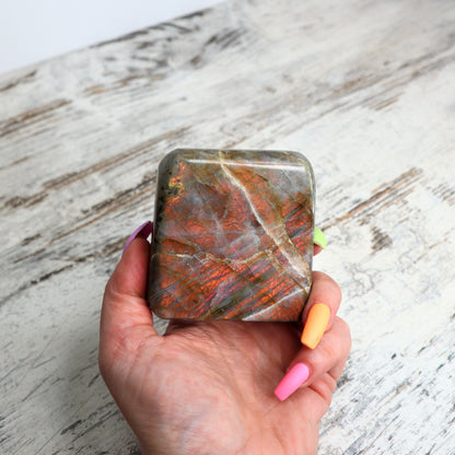 Labradorite Orange Flash Freeform (468g)