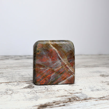 Labradorite Orange Flash Freeform (468g)