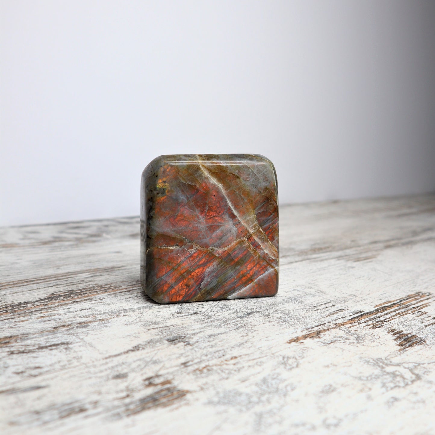 Labradorite Orange Flash Freeform (468g)