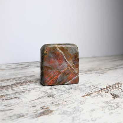 Labradorite Orange Flash Freeform (468g)