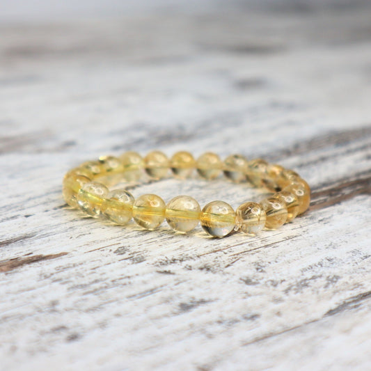 Citrine Beaded Bracelet