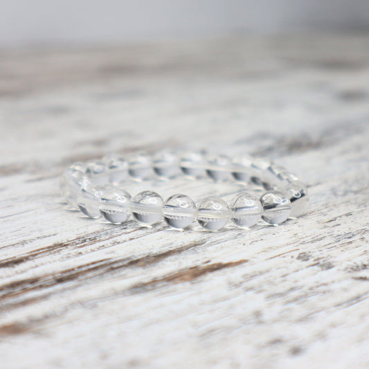 Clear Quartz Beaded Bracelet