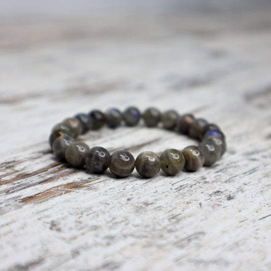 Labradorite Beaded Bracelet