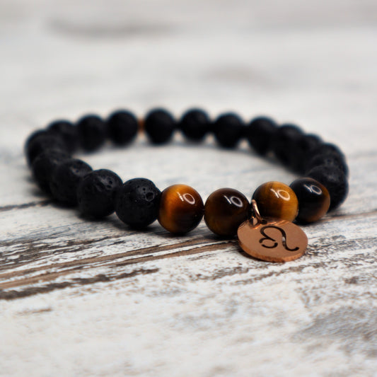 Leo Zodiac Bracelet (Rose Gold)