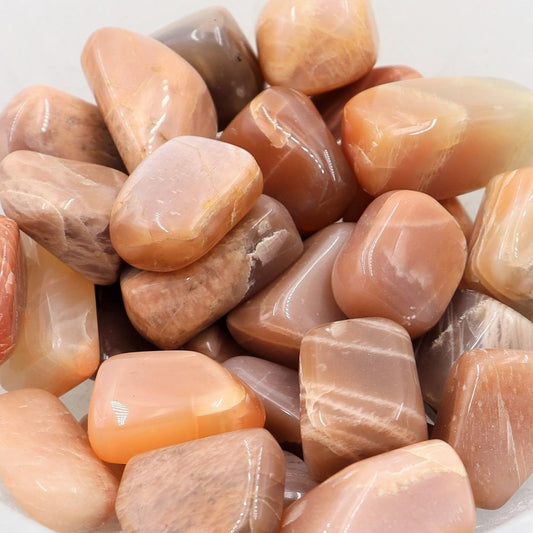 Peach Moonstone Tumble Stone