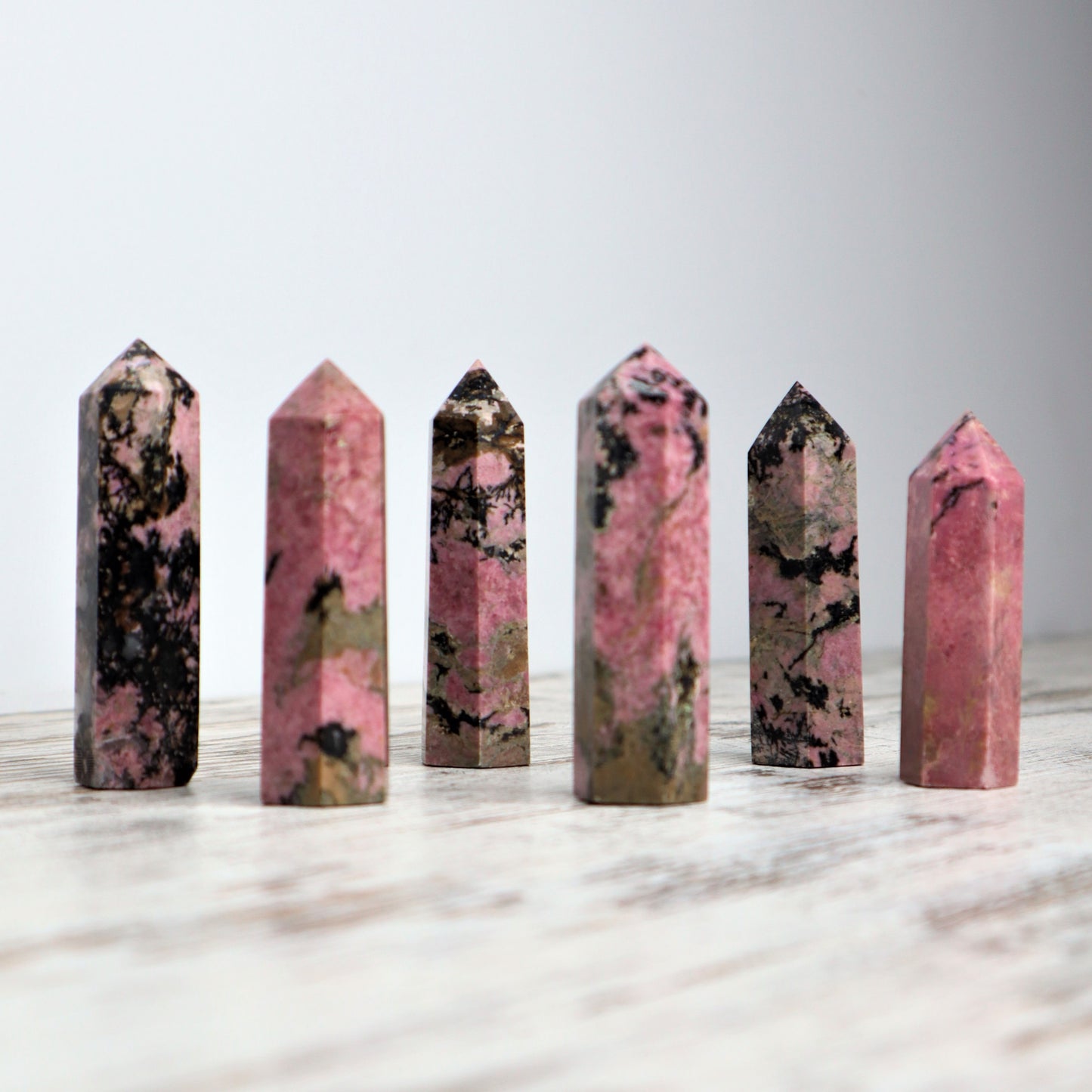 Rhodonite Points