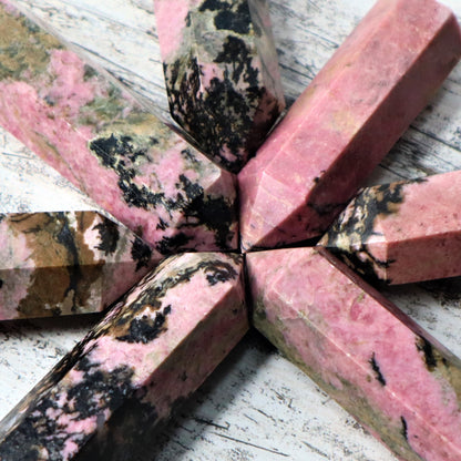 Rhodonite Points