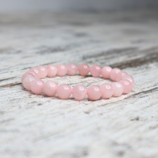 Rose Quartz Beaded Bracelet