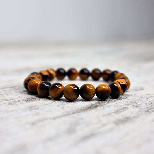 Tiger Eye Beaded Bracelet